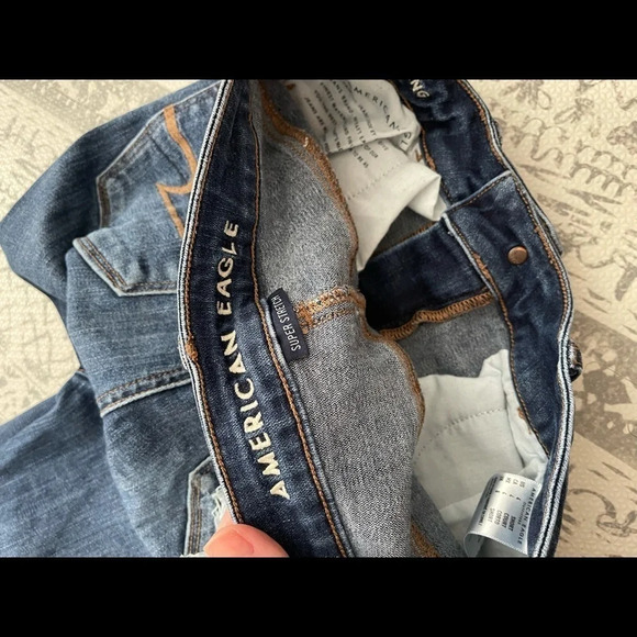 AEO highest rise distressed jeggings - Picture 6 of 8